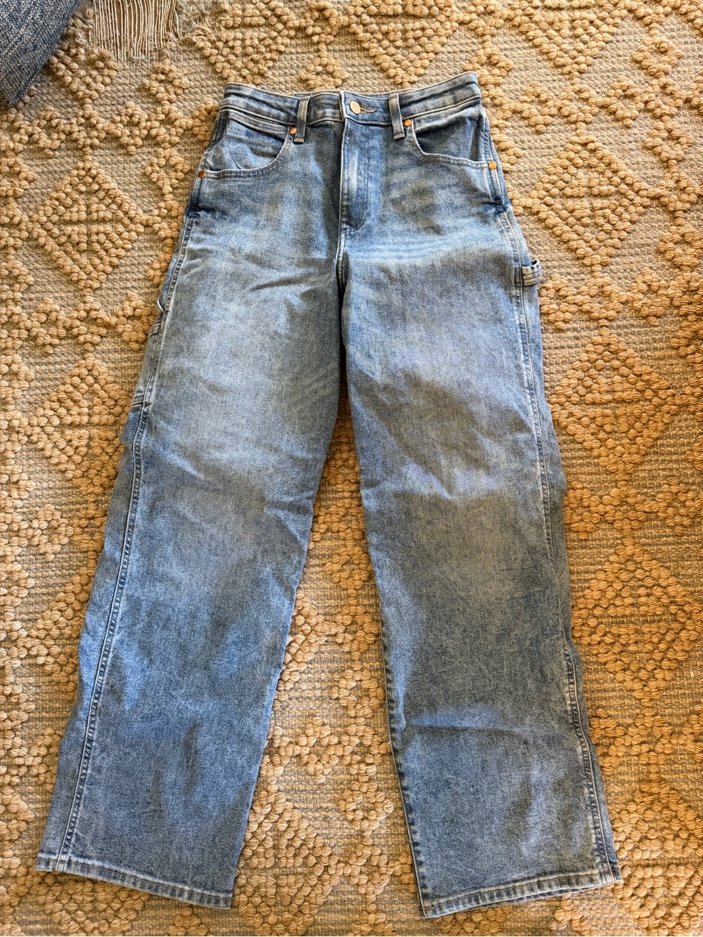 Wrangler Women’s Straight-Leg Carpenter Jeans - Picture 3 of 4